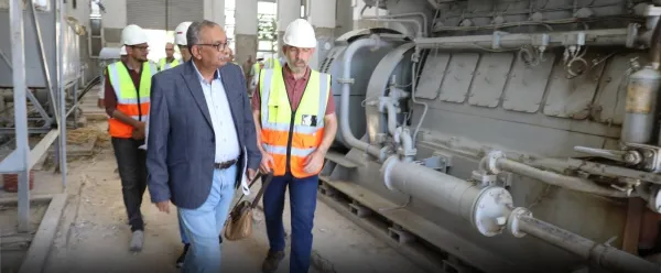 لتحسين الخدمات .. رئيس الشرب والصرف الصحى يتفقد مشروعات المياه بأبو قرقاص